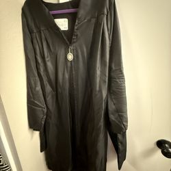 Graduation Gown With National university Zipper (removeable) Head