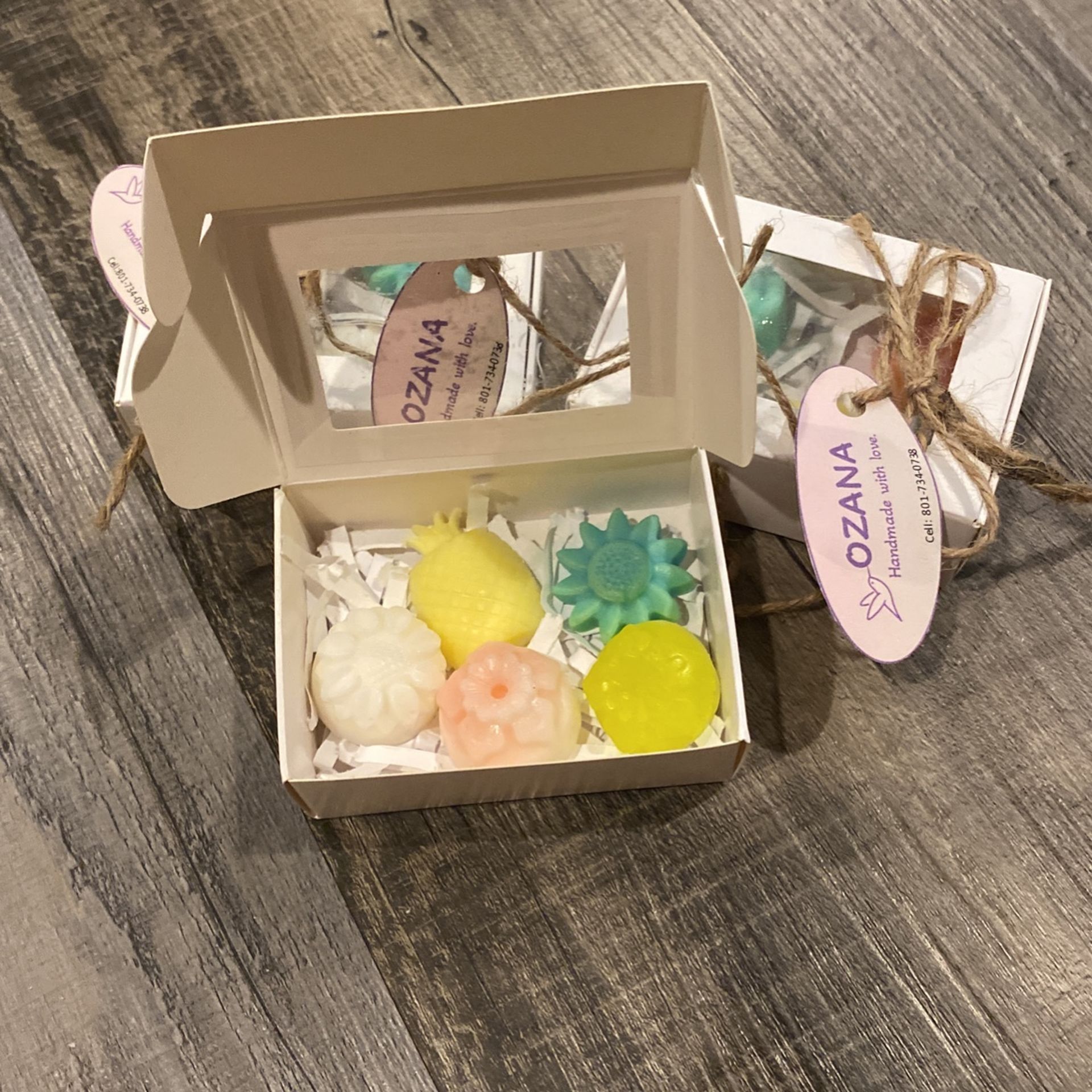  Little Handmade Soaps - Three Boxes - Five Per Box 