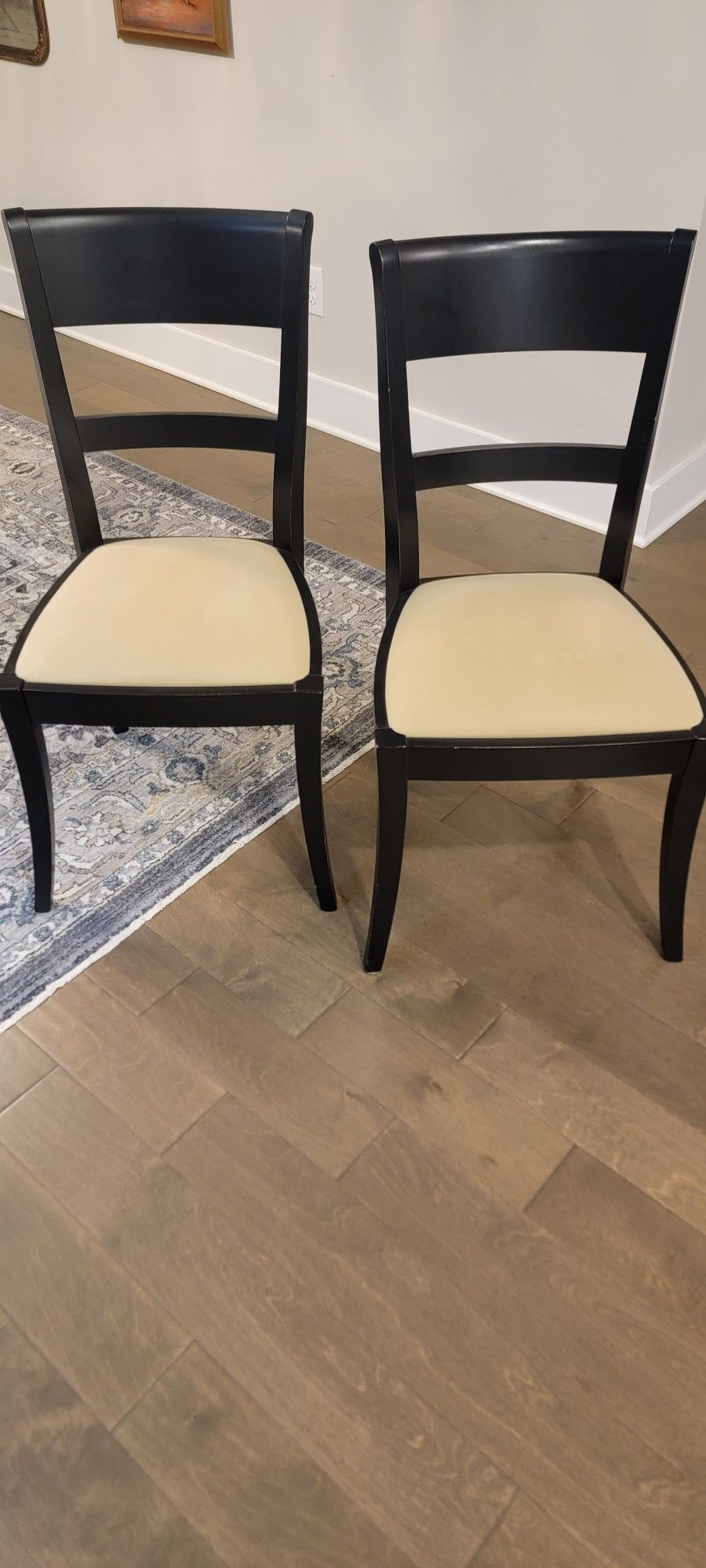 Pottery Barn Set Of Black MEYER side Chairs