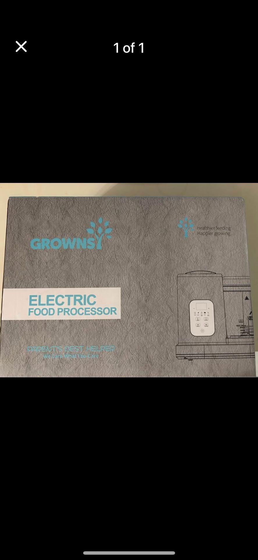 Grownsy Electric Food Processor