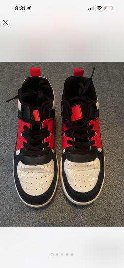 Black White Red Sneakers