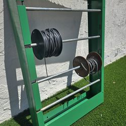 Spool Rack - Contractor or Home - wire, cable, crafts, tubing