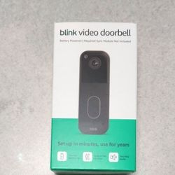 Blink Wireless Video Doorbell 2nd Gen Newest Model Black HD, NEW