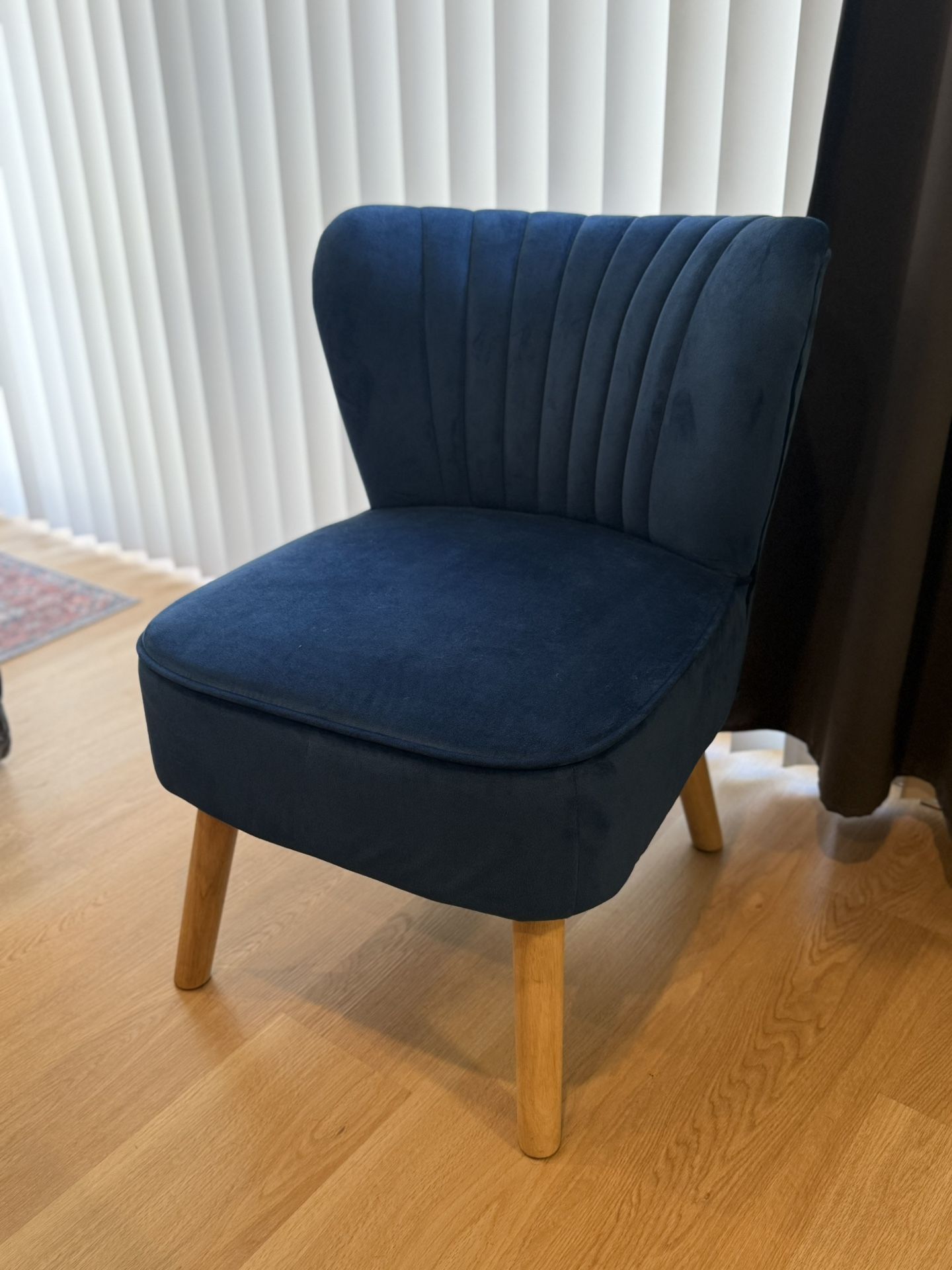 Blue Velvet Chair