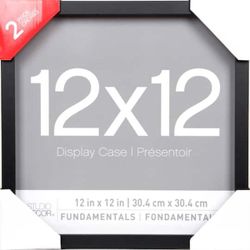 Black Fundamentals 12" x 12" Display Case by Studio Décor