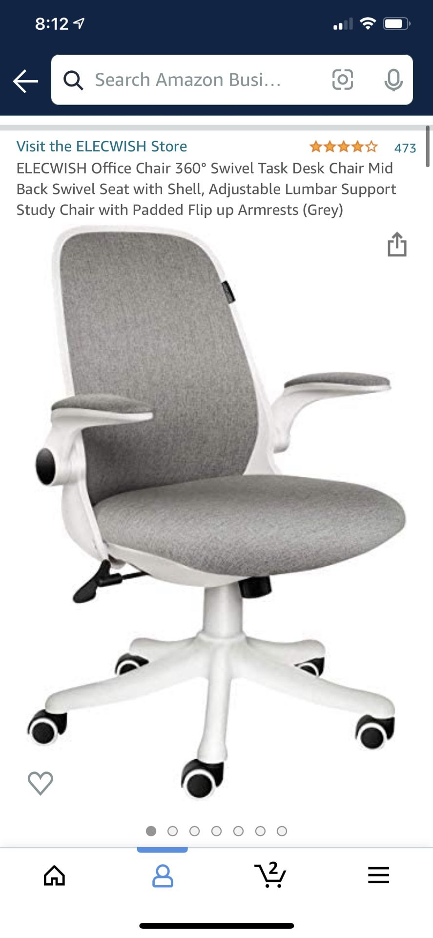 Mod Modern White And Gray Office Desk Rolling Eames Style Chair