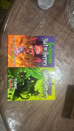 Goosebumps book hall of horrors 1 &2