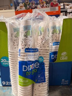 Dixie To Go 20oz Insulated Paper Cups 92-Pack Brand New Only $9.99!