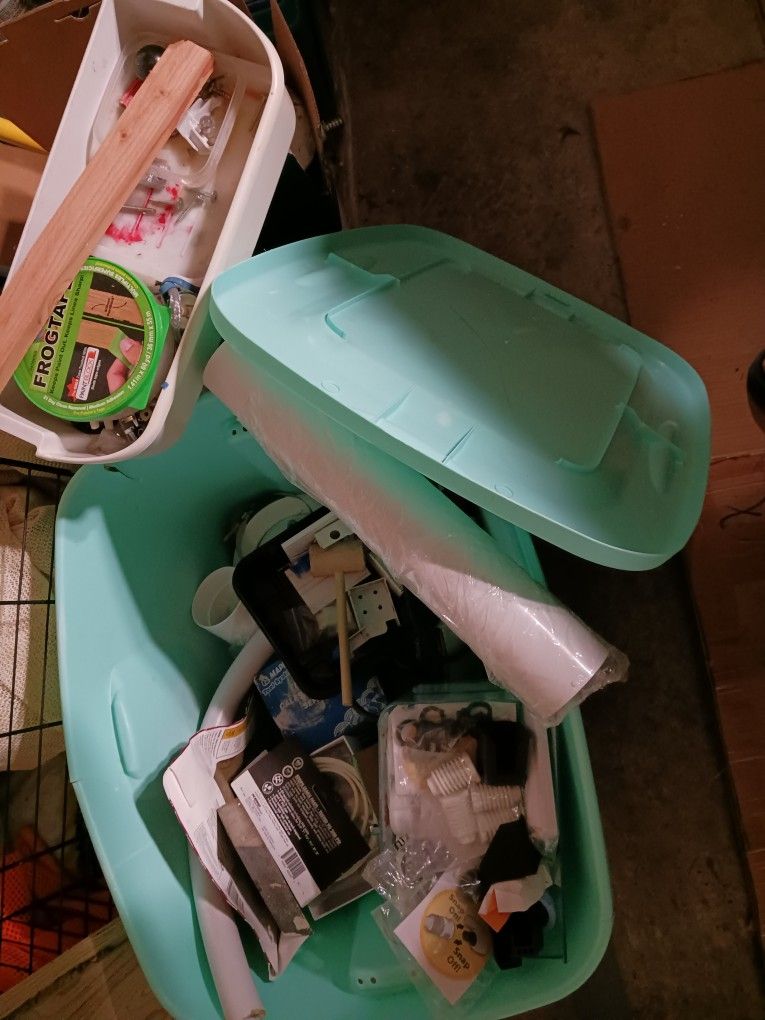 Mystery Box Of Bits And Plumbing Things