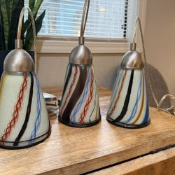 Adjustable Height Pendant Lights (3)