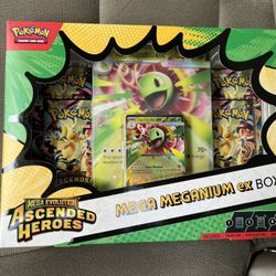 Pokemon Ascended Heroes Mega Meganium Ex Box