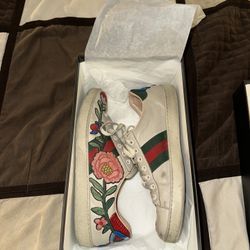 Gucci Ace Off White Floral