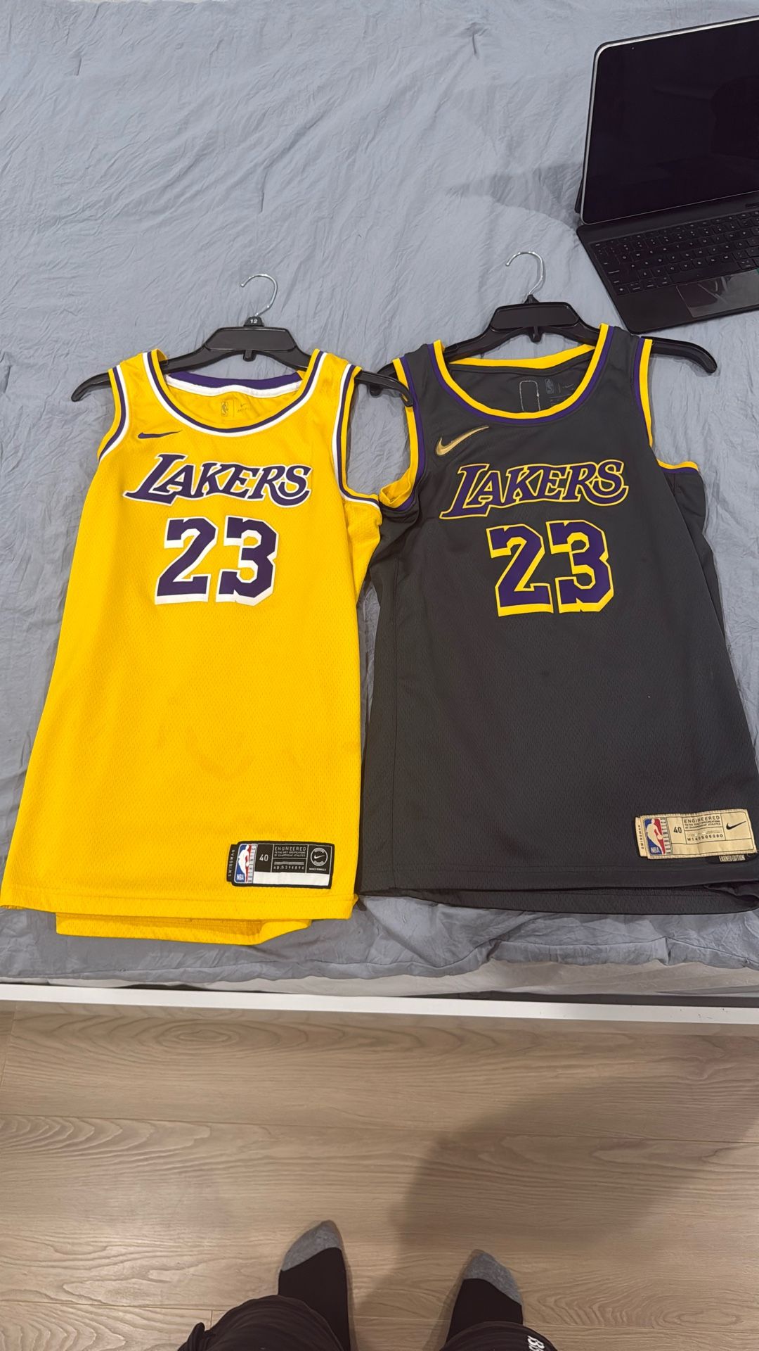 Authentic Lebron James Lakers Jersey