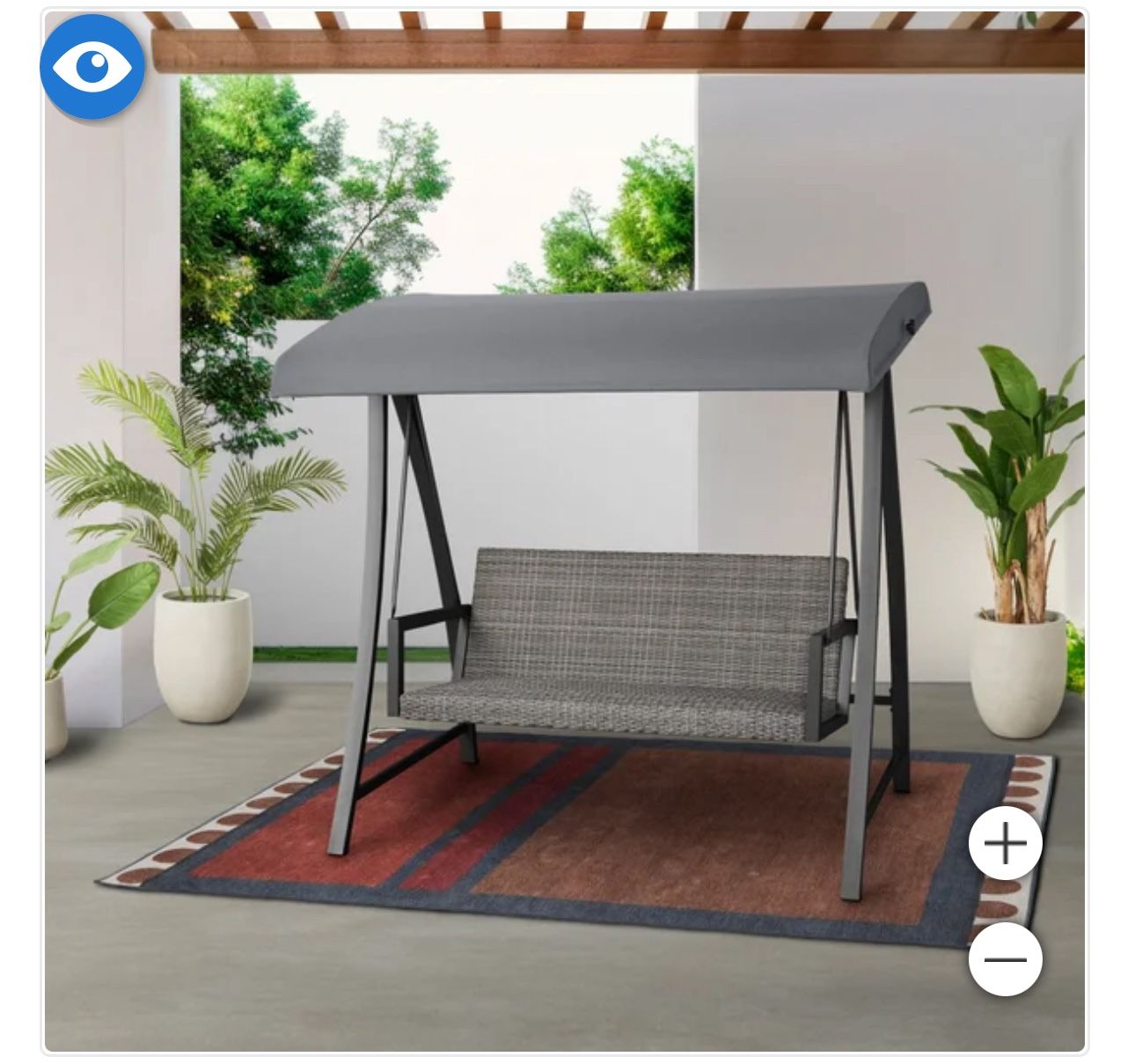 Agio Luna Woven Patio Swing