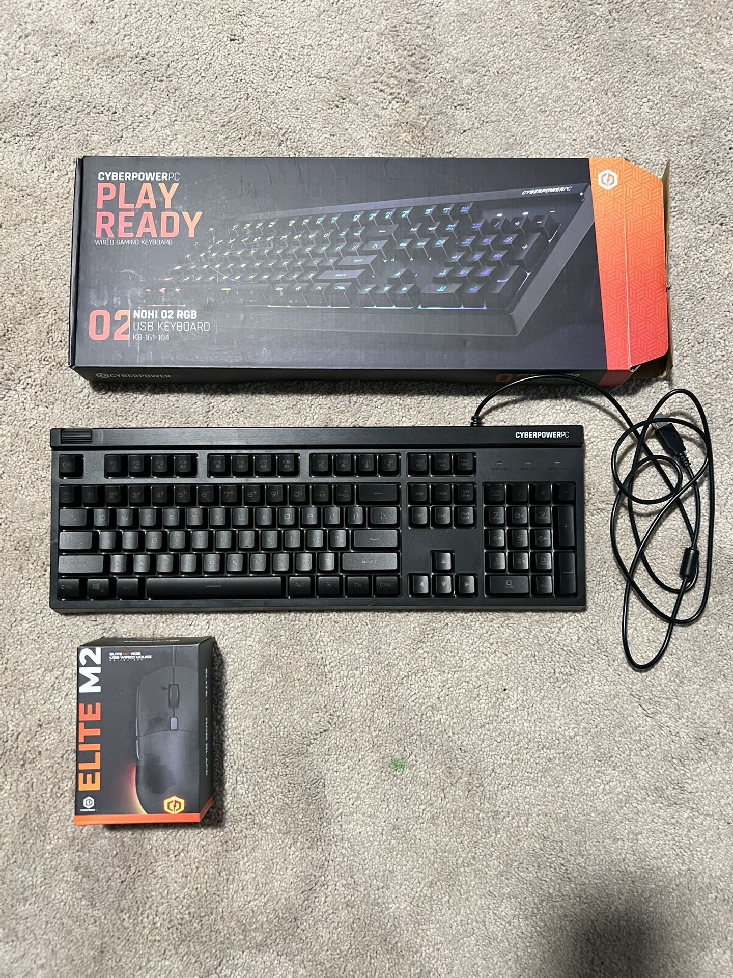 CYBERPOWER Gaming USB keyboard and mouse