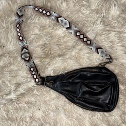 Unisex Leather Shoulder Bag 