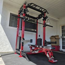 Vesta Pro Series 2in1 Squat Rack | Functional Trainer | 400lb Weight Stack | Commercial Grade | Gym Equipment | FREE DELIVERY🚚