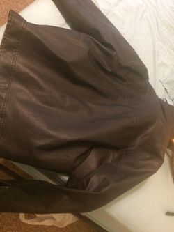 Men leather jacket