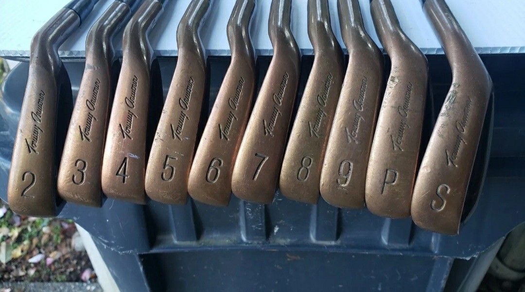 REDUCED...RARE set of used Tommy Armour 845 BC Irons. 2-SW. Hard to find beryllium copper. Regular flex