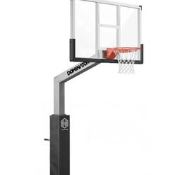 🏀 Brand New Dominator In-Ground Basketball Hoop – 60” Tempered Glass Backboard 🏀
