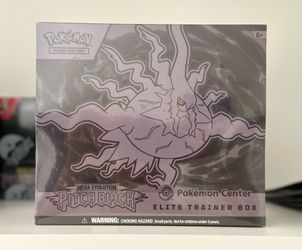 POKEMON TCG MEGA EVOLUTIONS PITCH BLACK POKEMON CENTER ELITE TRAINER BOX ETB ascended prismatic