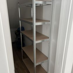 Storage shelves
