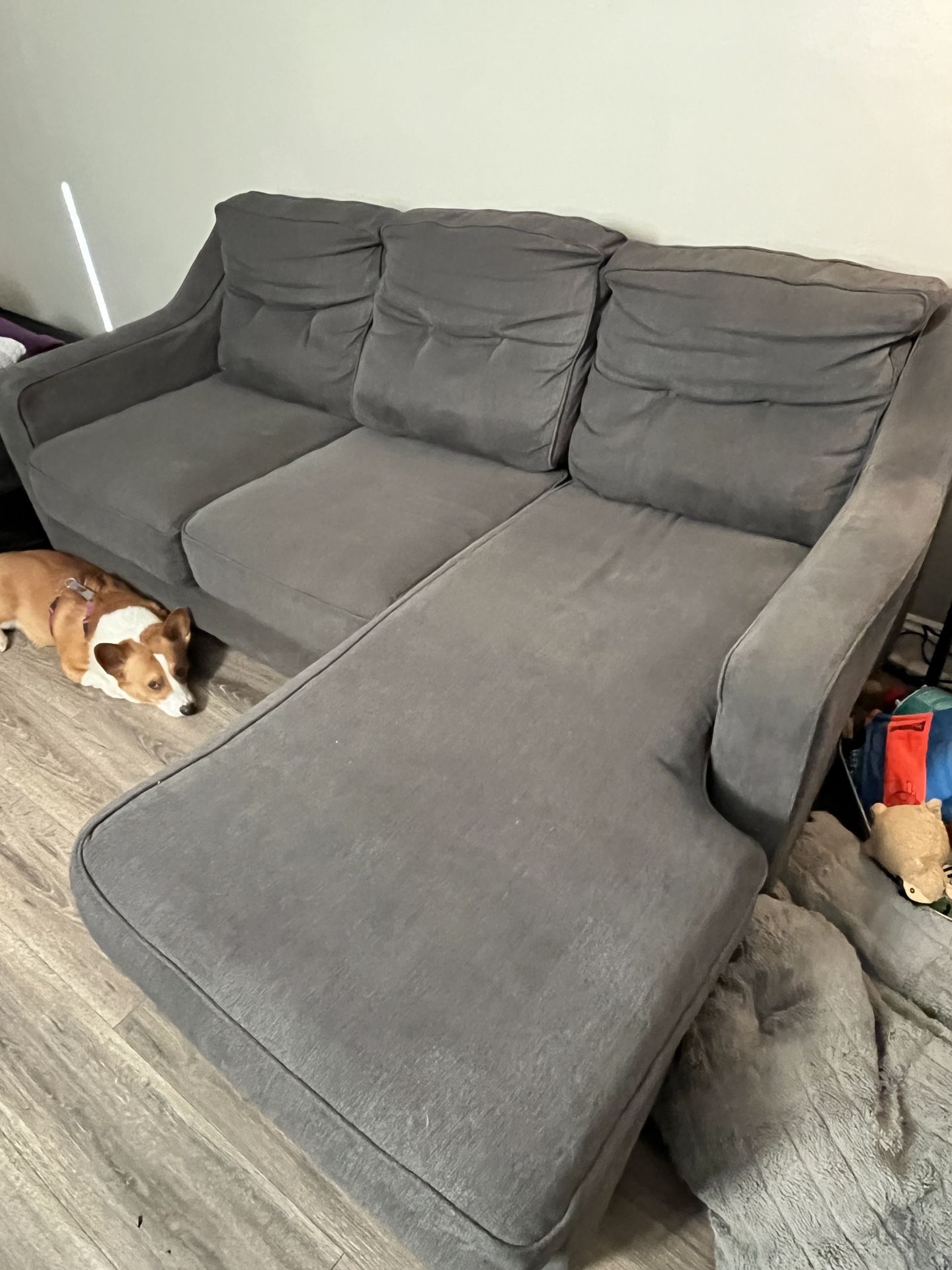 Sofa with chaise