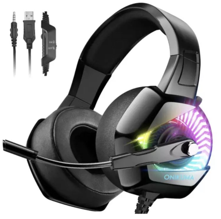 Gaming Headset-PS4 Headset with Mic&Noise Cancel for PS4, PC, Mac, Xbox1