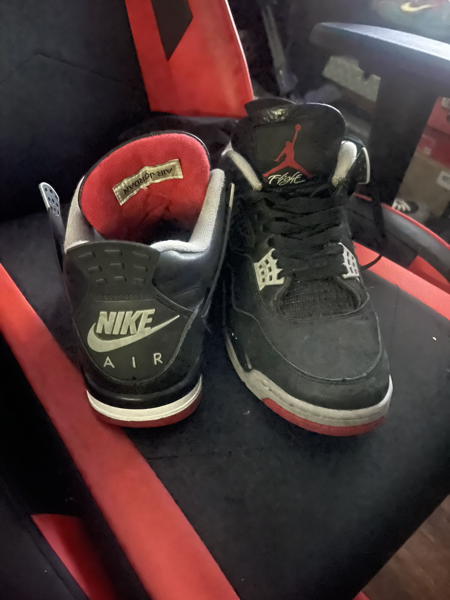 Jordan 4 Bred Size 9.5