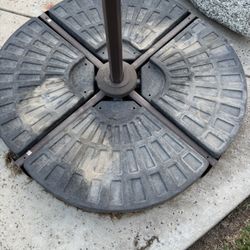 Water Weights For Cantileaver Umbrella 