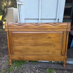 Antique Teak Queen Bed 