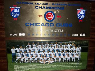 1984 Chicago Cubs Champion Award