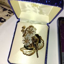 Handcrafted Floral Brooch