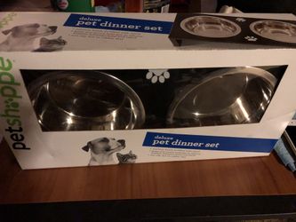 Pet dinner set