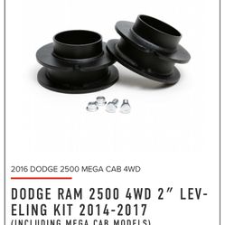 2014-2017 Ram 2500 2" Level Kit Spacers 