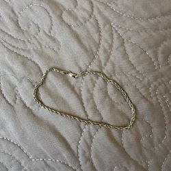 14k Rope Bracelet 