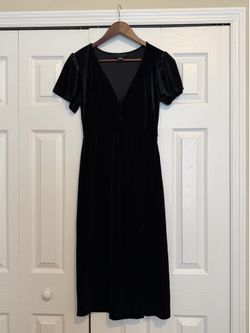 Women’s Sanctuary Black Velour Dress Size XSP