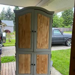 Large Wood Armoire Free *pending