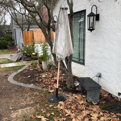 Free Umbrella And Stand (boho Style)