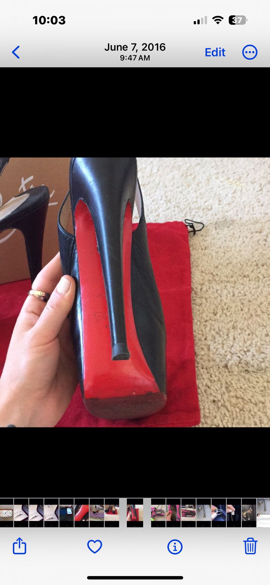 Christian Louboutin 6 Inches Heels 