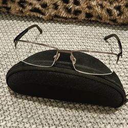 Lightec By MOREL Men's Minimalist Eyeglasses Silver Made In France