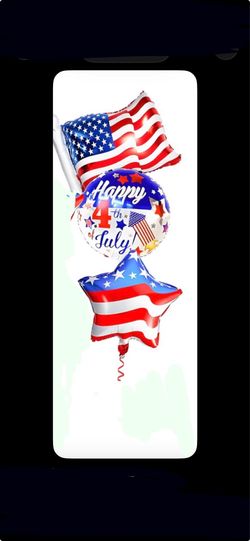 Patriotic Mylar Balloon Sets  Memorial , 4th of July, Independence Day, Labor Day, Summer, Party