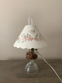 Beautiful Lamp (antique inspired floral lamp)