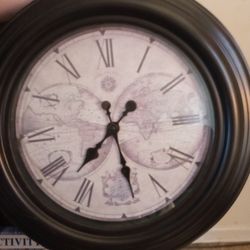Large Map Clock