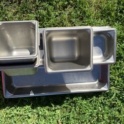 restaurant commercial kitchen stainless steel trays ! 
