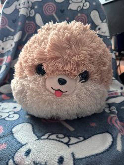 Round 1 Fuzzy Dog Plush