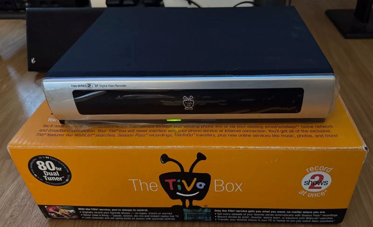 TiVo Series 2 DVR Model TCD649080 80GB + Remote + Original Box