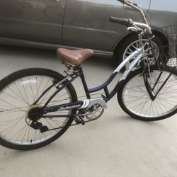 Purple Schwinn Bike 