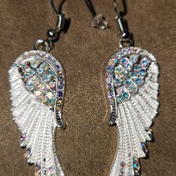 Angel wings earrings