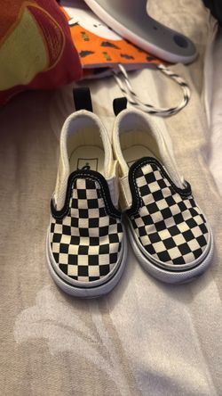 Vans Classic Slip-On Toddler Checkerboard Shoes
